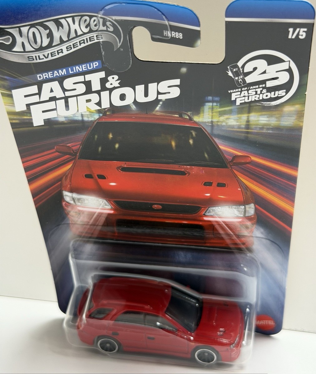 2026 Hot Wheels Silver Series Fast Furious Dream Lineu '99 Subaru