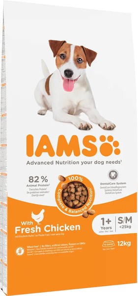 Iams Proactive Health Adult Small&Medium Breed Chicken Futter FüR Hunde 12 Kg-image