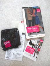 Mediven comfort open toe Calf high ebony 15-20 Size III black 45553 compression