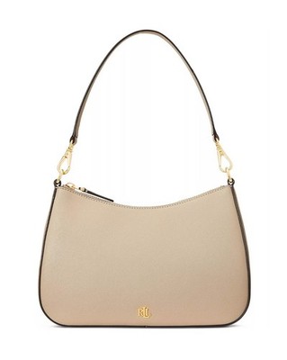 Ralph Lauren Danni 26 Crosshatch Leather Medium Shoulder Bag Birch Ralph Lauren Danni 26 Crosshatch Leather Medium Shoulder Bag Birch