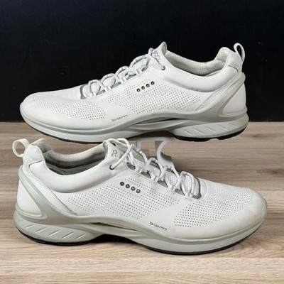 ECCO スポーツシューズ US 8.5 ホワイト ECCO Biom Fjuel Shoes Mens Size 12-12.5 White Leather Running
