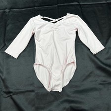 Danskin Now baby pink long sleeve leotard