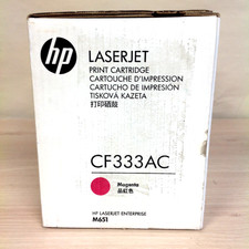 GENUINE HP 654A CE333AC MAGENTA Toner For LJ M651 Series Sealed Box 11/2019 NEW