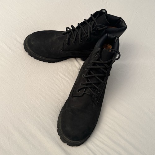 TIMBERLAND Men’s Boots Primaloft 200 Gram Size 5.5M Black Suede Shoes Tims - Picture 2 of 9