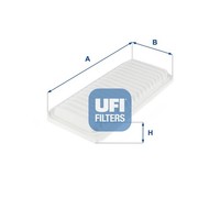 UFI Luftfilter 30.639.00 Filtereinsatz FüR Toyota IQ Cygnet Aston KGJ10_ KGJ10R