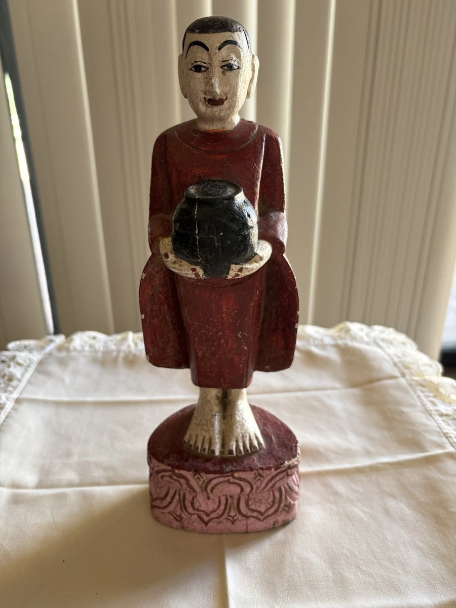 东南亚木制古董雕像| eBay