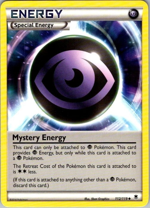 Mystery Energy 112/119 Phantom Forces Uncommon MP Pokemon TCG