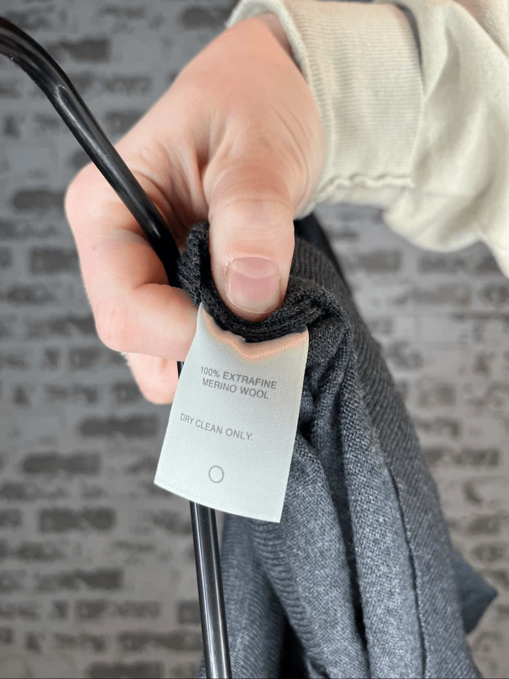 Halogen | mens extra fine merino wool pullover sweater - Image 4 of 4