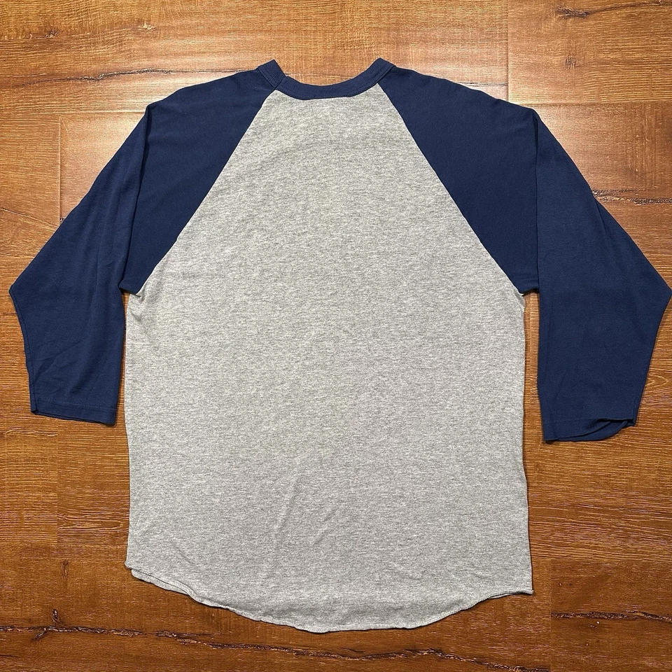 Vintage Mishka X RoboCop Baseball T Shirt Men L Gray Raglan 3/4 Sleeve 00s Drugs - Image 2 of 4