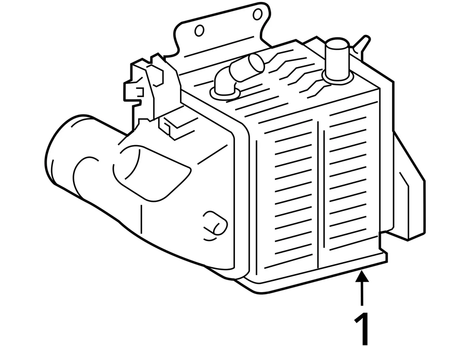 Intercooler 8ARFTS Engine Mounted Fits 18-19 LEXUS GS300 3444505 — 第 4/4 张图片