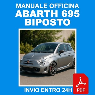 Workshop Manual Abarth 695 Biposto 2015-2016 Repair CD PDF IT