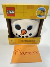 Lego Minifigure Storage Head Mini Snowman BRAND NEW - SHIPS NOW!