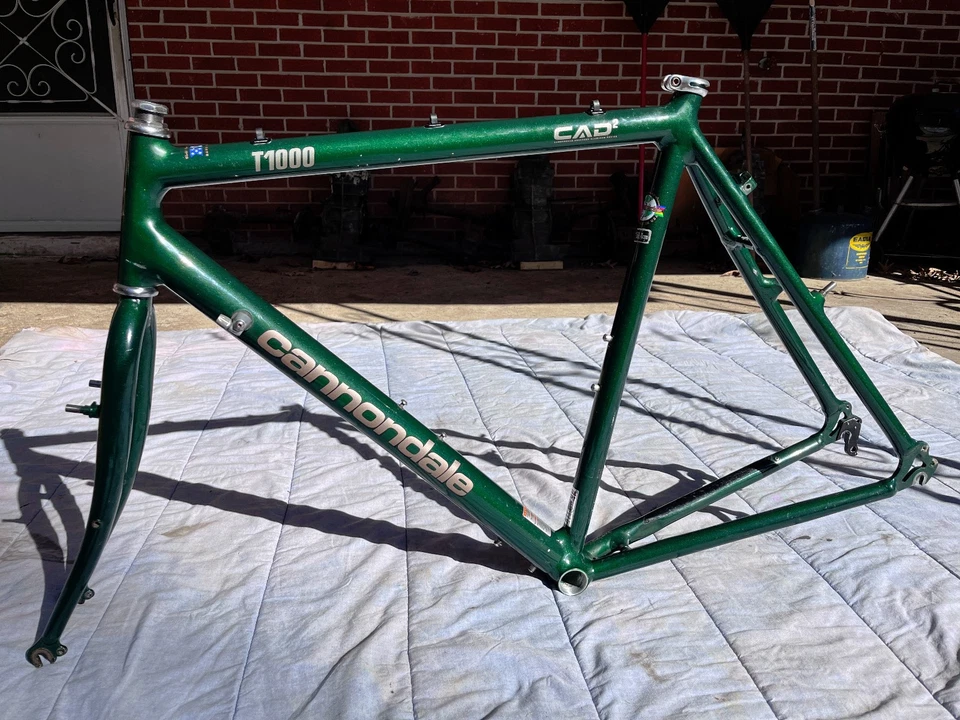 Vintage Cannondale T1000 Touring Frame Fork 23” 58cm CAAD2 700c Frameset ~1998 - Image 2 of 4