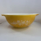 VTG Pyrex #443 Butterfly Gold Cinderella Mixing Bowl 2 1/2 QT Handles