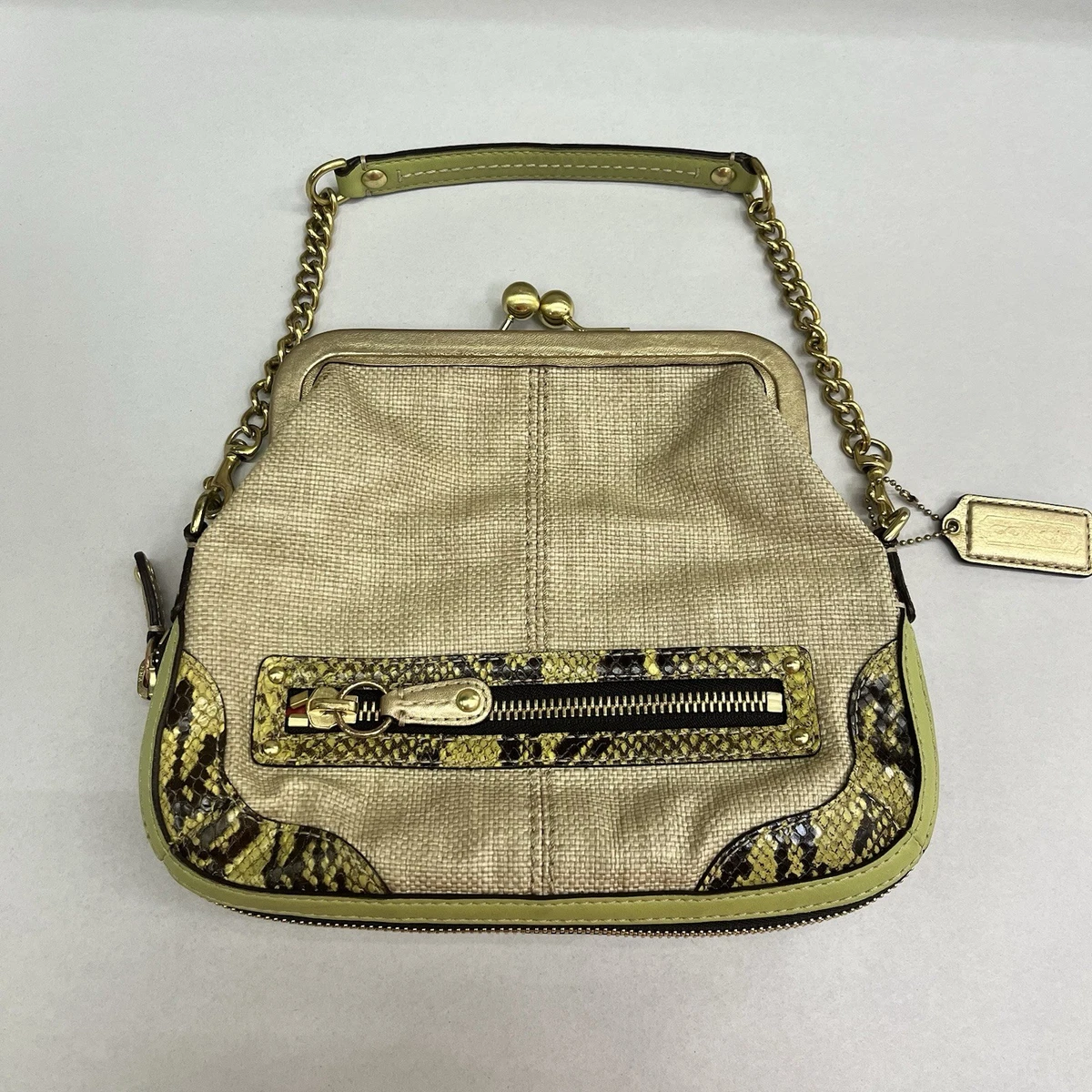 Coach Python Clutch Bags for Women for sale | eBay