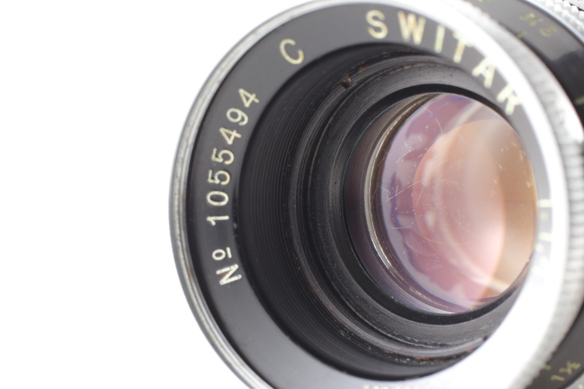 Exc+5] Kern Paillard SWITAR 25mm f1.4 C-Mount LENS From