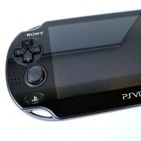 Sony PlayStation PS Vita PCH-1100 Crystal Black Console From Japan [Near Mint]