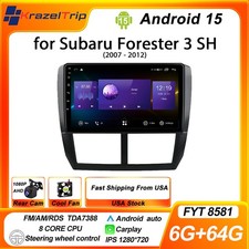 64G Android Carplay Stereo 8 Core Car Radio for Subaru Forester 3 SH 2007 - 2012