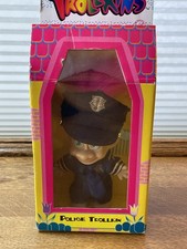 NIB In Style Trollkins Police Trollkin Troll Doll Pink Hair 1998 Playhouse