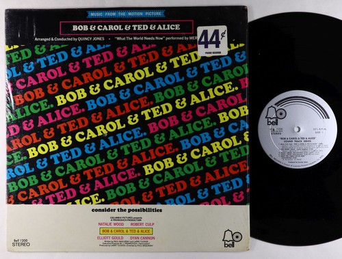 Quincy Jones - Bob & Carol & Ted & Alice OST LP - Bell VG+ Shrink
