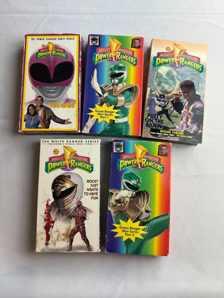Mighty Morphin Power Rangers VHS Lot Of 5:2For 1/Putty On The Brain/Green Ranger - Image 3 of 4