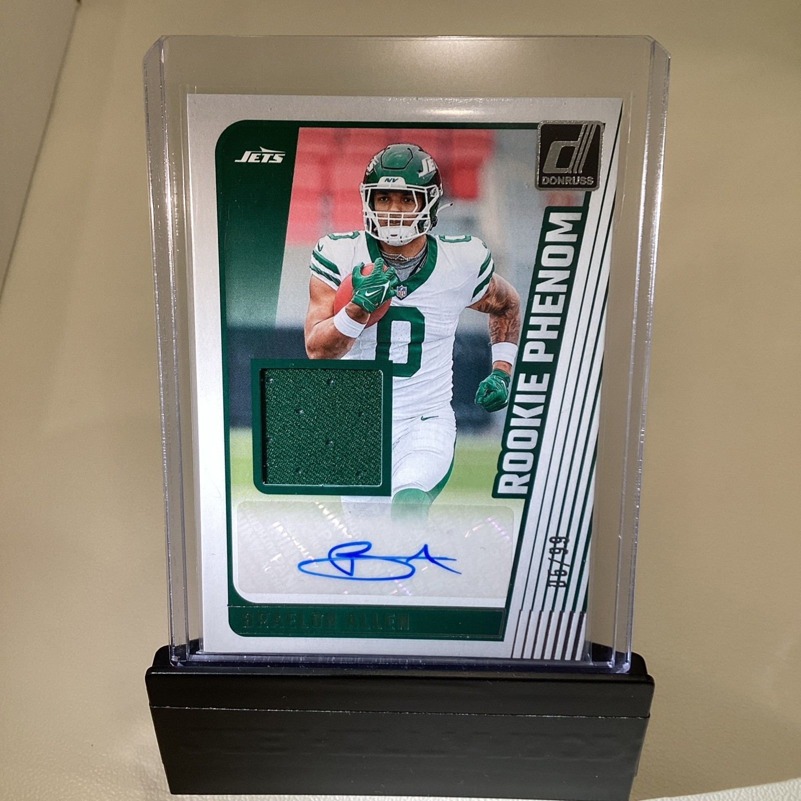 2024 Donruss #RJA-BAL Braelon Allen Rookie Phenom Jersey Autographs #/99