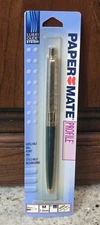 RARE VTG NEW SEALED PAPERMATE DOUBLE HEART PROFILE SLIM PEN BLUE BLACK INK 1999