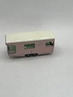 Vintage Lesney Matchbox No. 23 Trailer Caravan - Pink With White Top