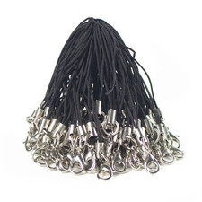 50Pcs Mix Color Lobster Clasp Cords Strap Charms Lanyard String Wrist for Cell P