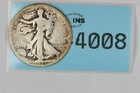 1921-S SEMI KEY DATE 50C WALKING LIBERTY SILVER HALF DOLLAR RAW-4008