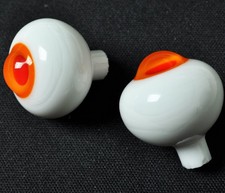 Good 8mm Red Iris Red Pupils Glass BJD Eyes for OOAK BJD Doll