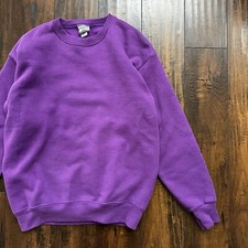 Vintage 90s Lee Sturdy Sweats Sweatshirt Large Womens Purple Pullover USA RARE