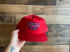 Peterson Oil Co Propane Snapback Hat VTG Trucker Cap USA Made Sewn Adult Mens