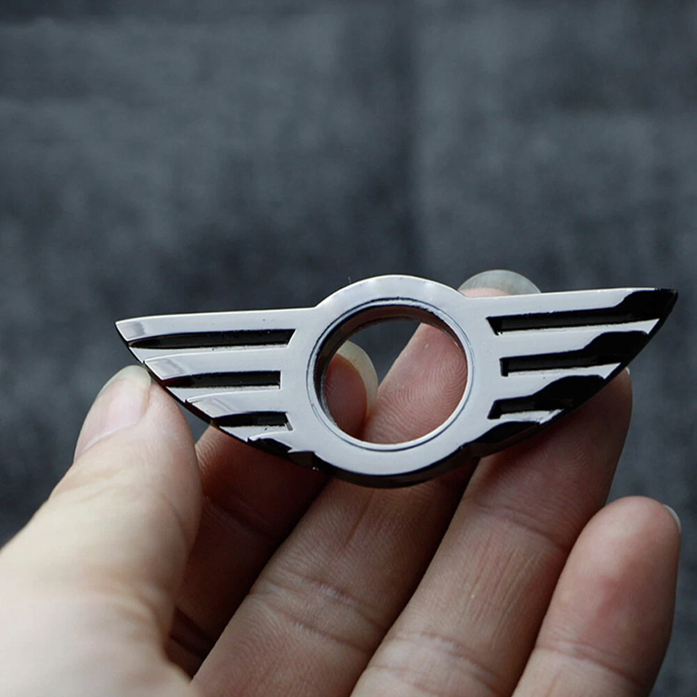 2x Car Accessories Door Pin Lock Wing Emblem Badge Stickers For Mini Cooper