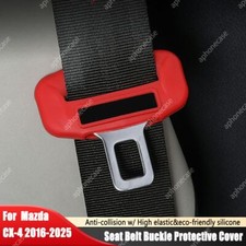 Seat Belt Buckle Cover 5pcs Silicone Seat Belt Clips Sleeve For Mazda Cx-4