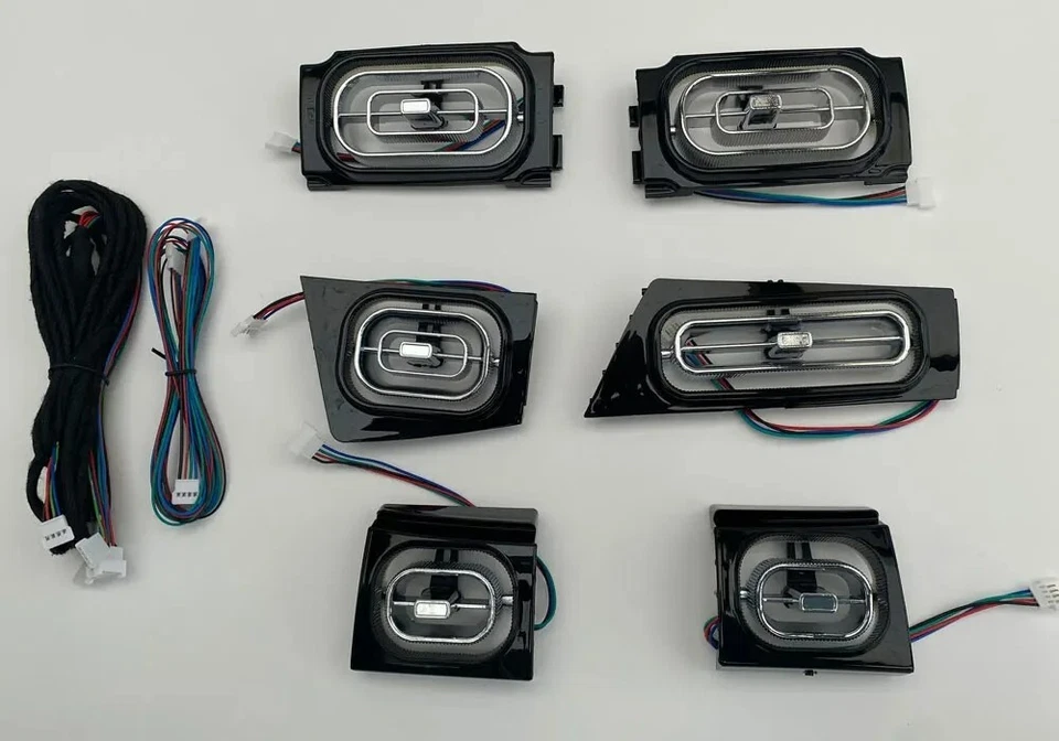 For BMW 5 Series F10 F18 12-17 LED Air Vent Grille Ambient Light Interior Trim - Изображение 2 из 4