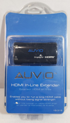 Auvio HDMI In-Line Extender Amplifier 1080p Boost HDMI Brand New