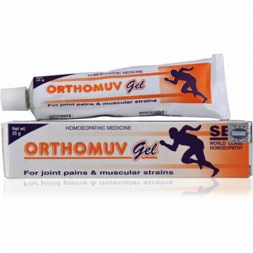 SBL Orthomuv Gel Joint Muscular Pains Homeopathic Remedies Neck Back Pain 25g - Picture 1 of 2