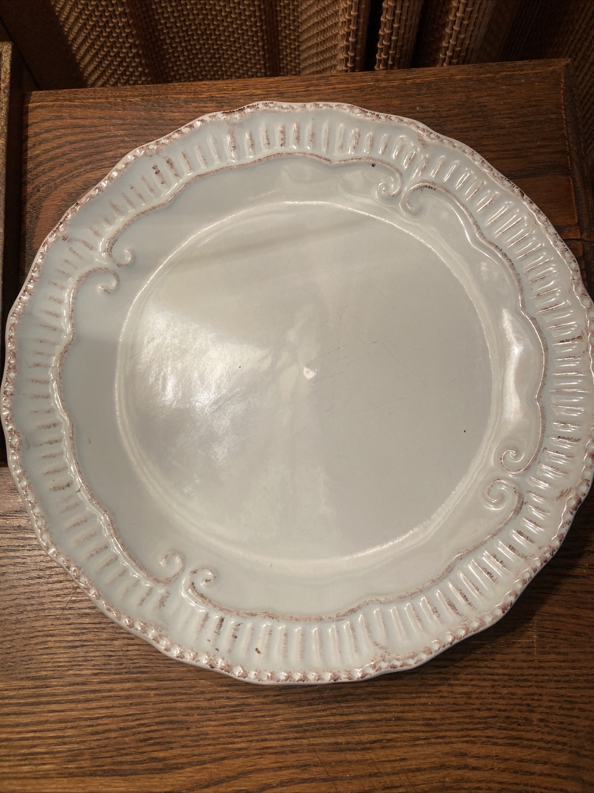 HOME ACCENTS CAPRI Robins Egg Blue 9" SALAD PLATE eBay