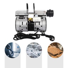 2 Zylindern &Ouml;lfrei Vakuumpumpe Labor-druckpumpe Tischplatte Vakuumpumpe 550W