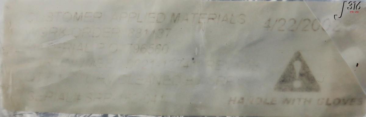 29488 APPLIED MATERIALS PLENUM WATER, UPPER CHAMBER, 300MM (NEW
