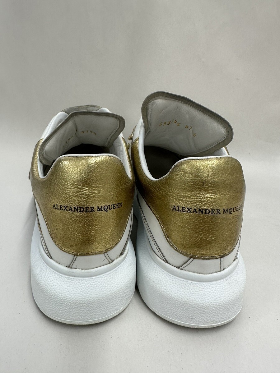 Size UK Alexander McQueen Oversized White Gold UK