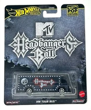 2025 Hot Wheels Premium Pop Culture MTV Headbangers Ball HW Tour Bus