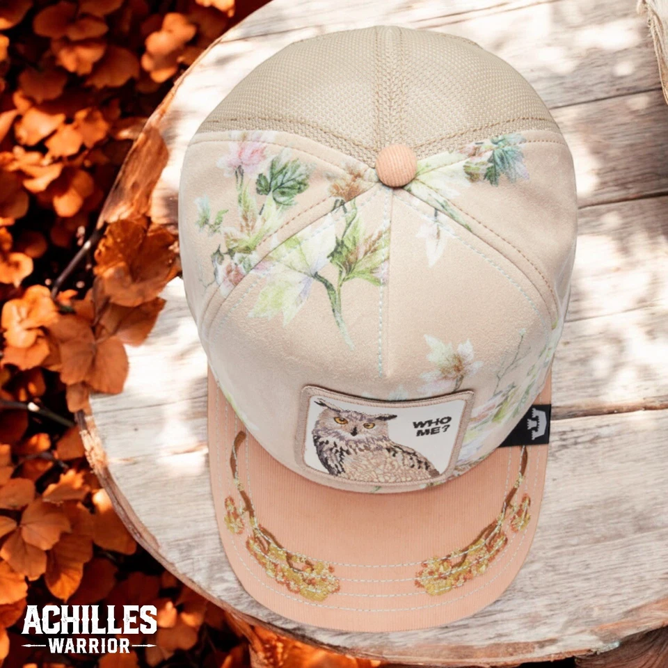 Goorin Bros Trucker Friday Drop Cookie Thief - ¿QUIÉN SOY? Parche de búho floral limitado Foto 4 de 4