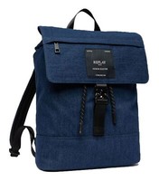 Replay Backpack Rucksack Freizeitrucksack Rucksack Blu Denim Dunkelblau Neu