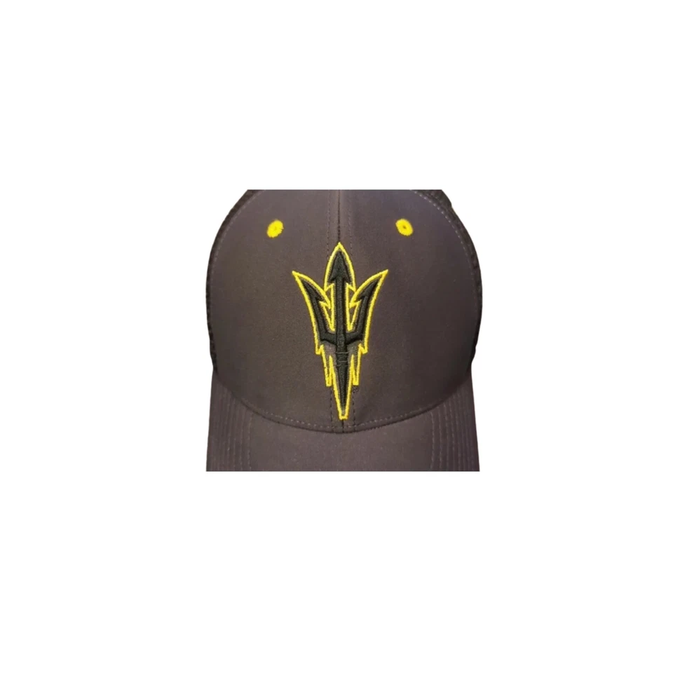 NCAA Arizona State Sun Devils Stretch Mesh Cap Zephyr Fitted Hat Men's Medium - Image 3 of 4