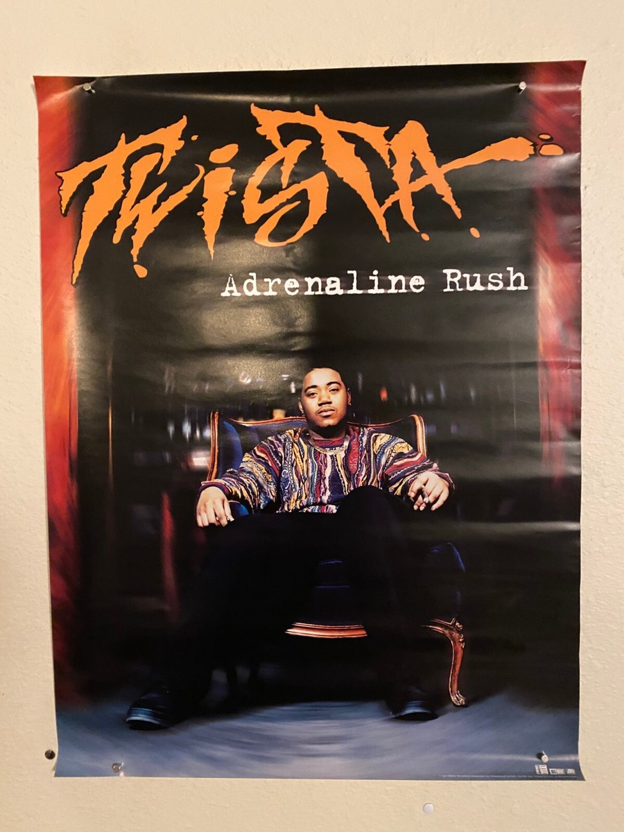 Poster: Twista: Adrenaline Rush: album CD promo promotional