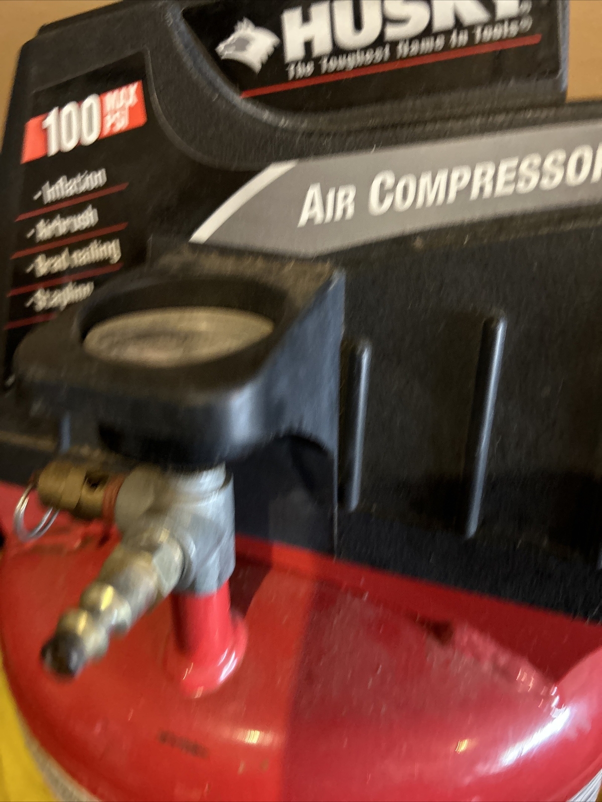 Husky 100 PSI Pancake Air Compressor Works 45564630430 eBay