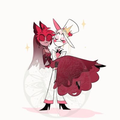 15CM Hazbin Hotel Lucifer Alastor Acrylic Stand Figure Model