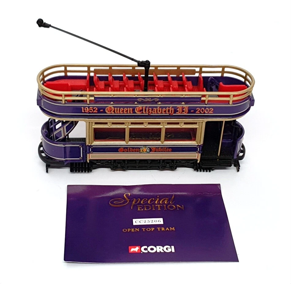 Corgi 1/72 Scale CC25206 - Queen Elizabeth II Golden Jubilee Open Top Tram - Image 4 of 4